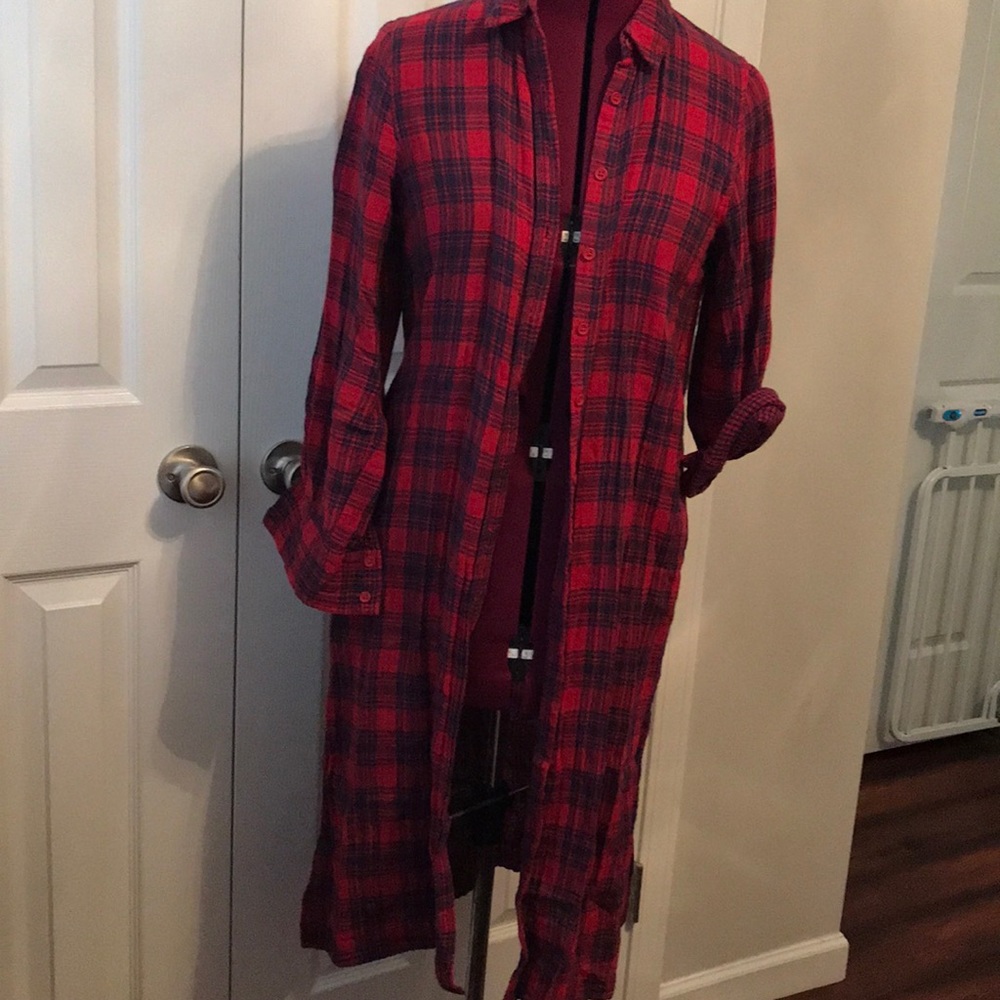 Altar’D State Button-up Dress/ or Long Cardigan